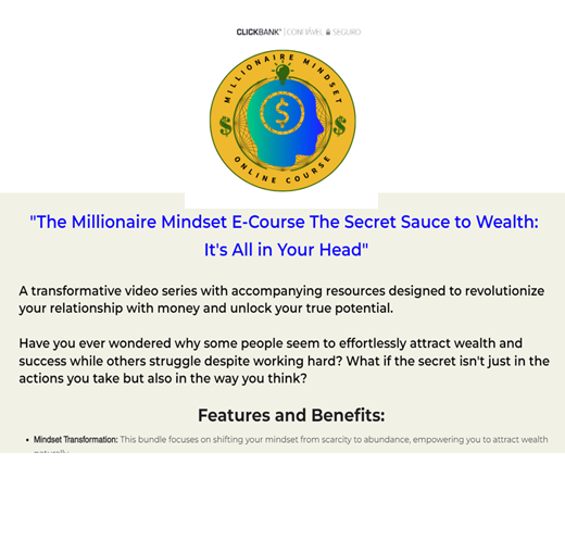 Millionaire Mindset Product